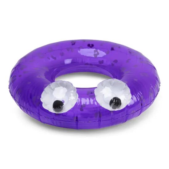 Gyermek felfújható kerékpár Swim Essentials Pink Leopard - 65 cm, stílusos dizájn lila színben