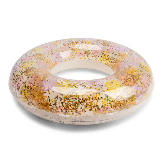 Swim Essentials Shells felfújható kerék - nagy kerék 90 cm-es kagylókkal gyerekeknek és felnőtteknek