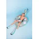 Swim Essentials dinoszaurusz alakú felfújható kerék - 95 cm átmérőjű, alkalmas gyerekeknek és felnőtteknek