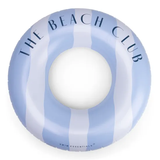 Swim Essentials The Beach Club felfújható kerék - nagy kerék 120 cm-es hevederekkel gyerekeknek és felnőtteknek