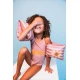 Swim Essentials Daisy Flower gyermek felfújható ujjatlan gyerekeknek, ideális úszáshoz a medencében és a tengeren