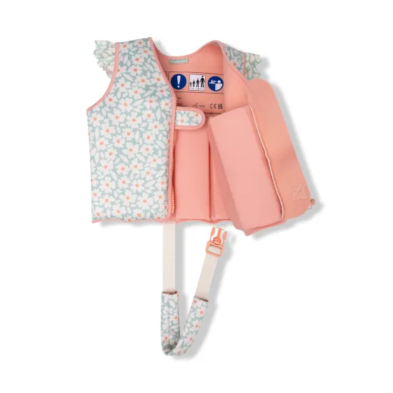 Stílusos és biztonságos úszómellény gyerekeknek Swim Essentials Virágzöld