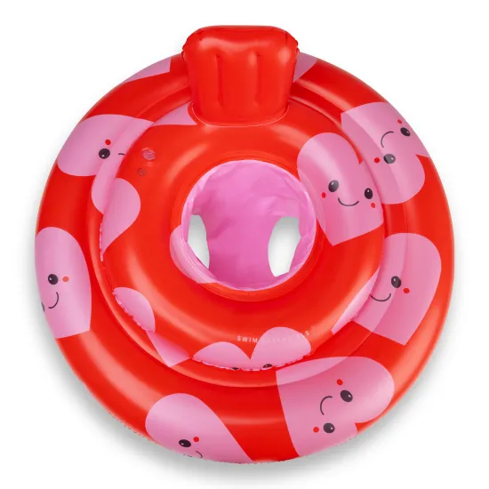 Swim Essentials Felfújható kerék babáknak Szívek Felfújható kerék babáknak Szívek szívek motívumokkal