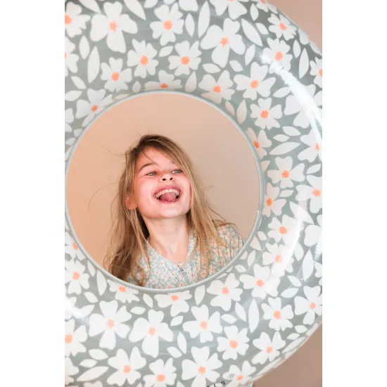 Gyermek lány fürdőruha hosszú ujjú UPF 50+ Florish green Swim Essentials