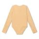Gyermek lány fürdőruha hosszú ujjú UPF 50+ Florish sárga Swim Essentials