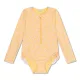 Gyermek lány fürdőruha hosszú ujjú UPF 50+ Florish sárga Swim Essentials