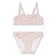 Gyermek fürdőruha lány bikini UPF 50+ Leopard bézs színnel | Swim Essentials
