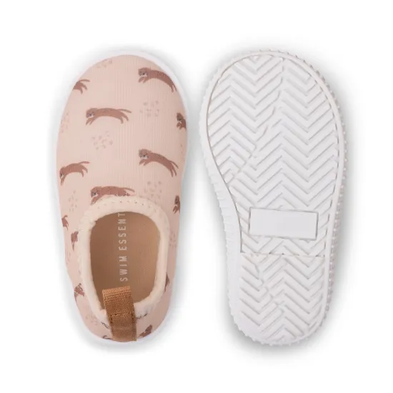 Swim Essentials Brown Leopard vízicipő gyerekeknek