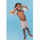 Fürdőruha Boxerek UPF 50+ Brown Leopard Swim Essentials kellékekkel