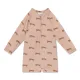 Fürdőruha kezeslábas UPF 50+ Brown Leopard Swim Essentials anyaggal