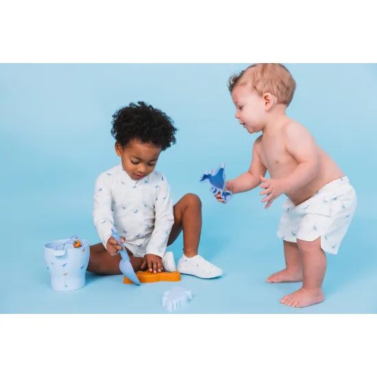 Gyerek fiú úszónadrág UPF 50+ Dino Swim Essentials anyaggal