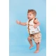 Gyerek fiú fürdőruha rövidnadrág UPF 50+ Brown Leopard Swim Essentials anyaggal
