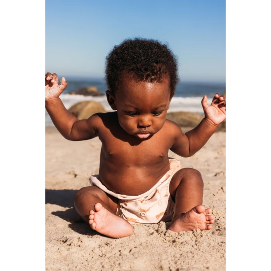 Úszóruha csecsemőknek UPF 50+ Brown Leopard Swim Essentials termékkel