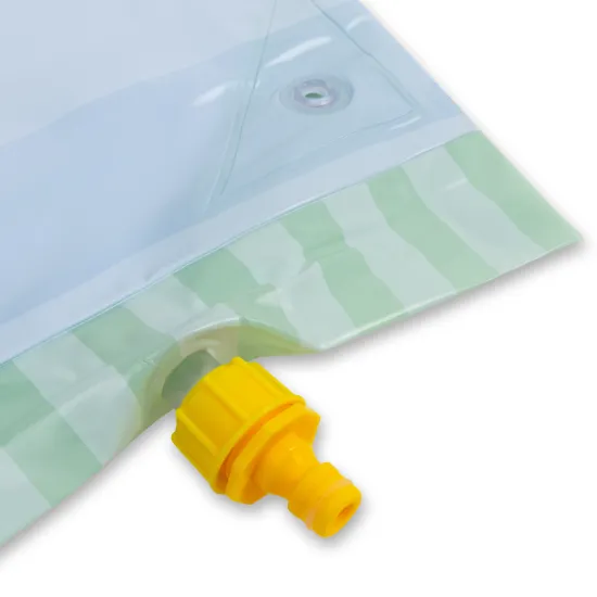 Swim Essentials Beige Leopard felfújható vízi csúszda fúvókákkal a kerti szórakozáshoz