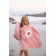 Daisy Flowers gyermek strandponcso 65 x 65 cm kapucnival a Swim Essentialstol