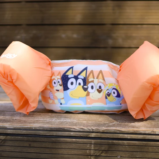 Stílusos és biztonságos úszómellény ujjakkal gyerekeknek Swim Essentials Bluey