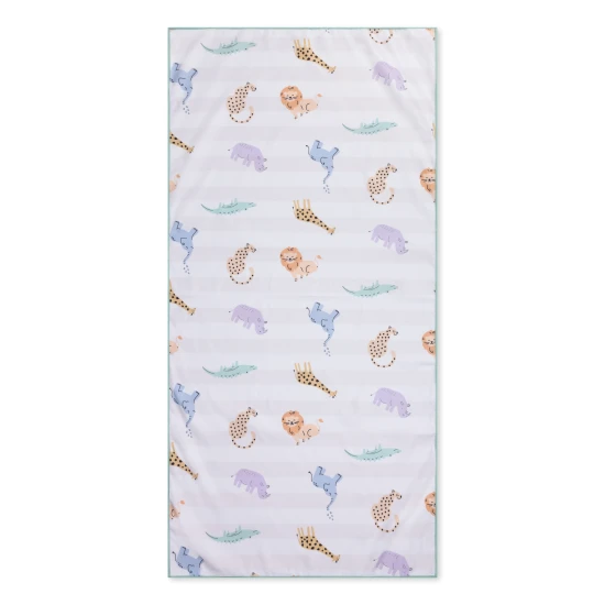 Gyorsan száradó mikroszálas strandtörölköző 135 x 65 Safari Swim Essentials