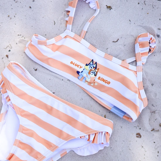 Gyermek fürdőruha lány bikini UPF 50+ Bluey színnel