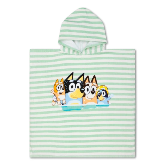 Bluey Swim Essentials kapucnis törölköző poncsó gyerekeknek
