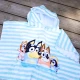 Bluey Swim Essentials kapucnis törölköző poncsó gyerekeknek