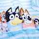 Bluey Swim Essentials kapucnis törölköző poncsó gyerekeknek