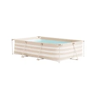 Essence Luxe Sand White Stripe vázas medence 300×200×75