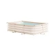 Essence Luxe Sand White Stripe vázas medence 260x160x65 cm
