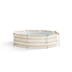 Kerek vázas medence Essence Luxe Sand White Stripe 305×76
