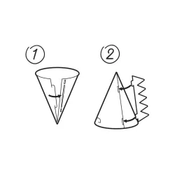 Party sapkák Circus 6 db Party sapkák Circus 6 db