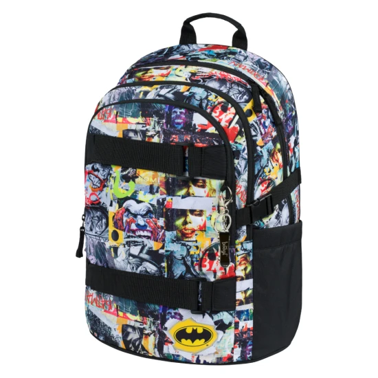 Gördeszkás Batman képregényes iskolai hátizsák