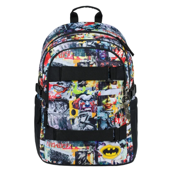 Gördeszkás Batman képregényes iskolai hátizsák