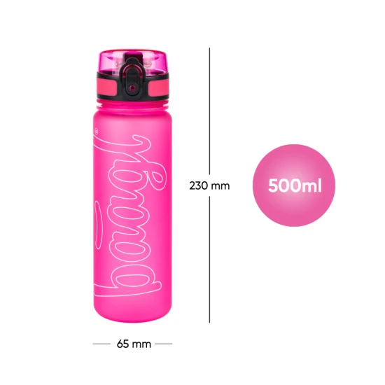 Tritán kulacs gyerekeknek Logo rózsaszín 500 ml