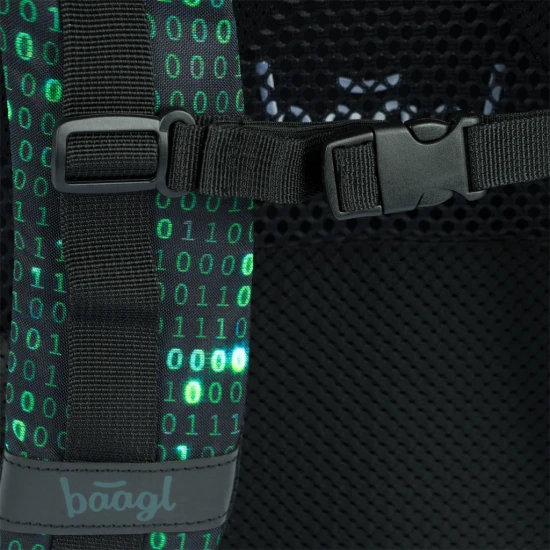 Core Numbers iskolatáska – iskolai hátizsák ergonomikus háttal, szép motívummal