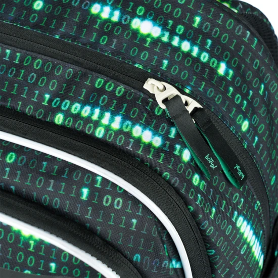 Core Numbers iskolatáska – iskolai hátizsák ergonomikus háttal, szép motívummal