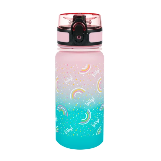 Tritán palack gyerekeknek Gradient Rainbow 350 ml