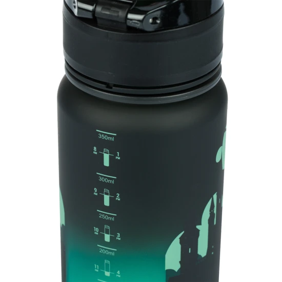 Tritan palack Gradient Sárkány 350 ml, zárható fedéllel és hurokkal