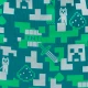 Sporttáska Minecraft Silver Creeper