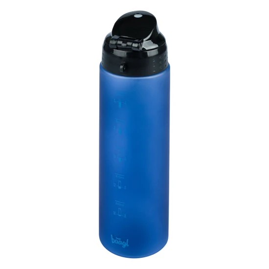 Tritán óceánkék 700 ml-es flakon praktikus hurokkal és zárható fedéllel.