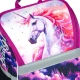 Iskolatáska Unicorn Kingdom - ergonomikus táska egyszarvú dizájnnal, felhajtható, fényvisszaverő elemekkel
