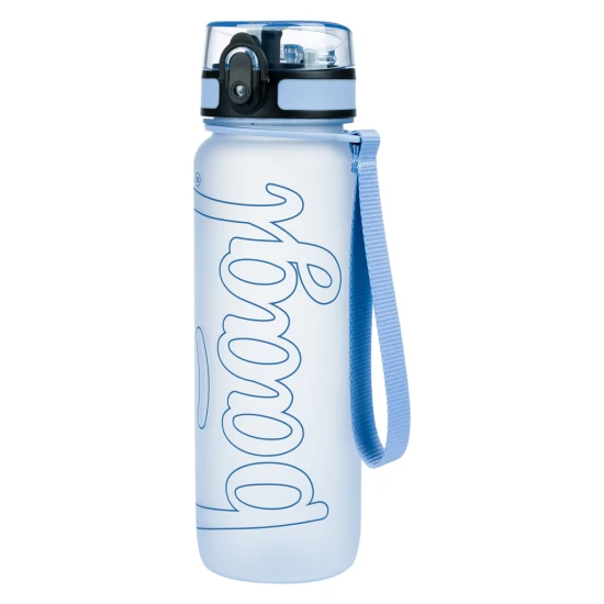 Tritan palack Dast Blue 800 ml zárható fedéllel és szűrővel gyümölcsitalokhoz - ideális iskolába és kirándulásra.