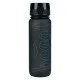 Tritán flakon Fekete 800 ml hurokkal és szűrővel, ideális iskolába, sportoláshoz és kirándulásokhoz, BPA, PVC és ftalát mentes.