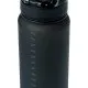 Tritán flakon Fekete 800 ml hurokkal és szűrővel, ideális iskolába, sportoláshoz és kirándulásokhoz, BPA, PVC és ftalát mentes.
