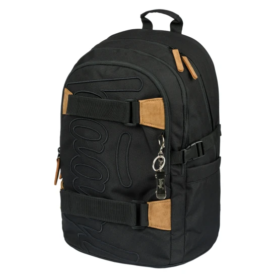 Skate Darkness iskolatáska - ergonomikus hátizsák gördeszka pántokkal, fényvisszaverő elemekkel és laptop rekesszel
