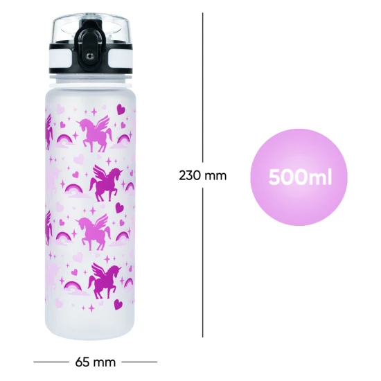 Tritán palack gyerekeknek Unicorn Kingdom 500 ml BAAGL márkájú 