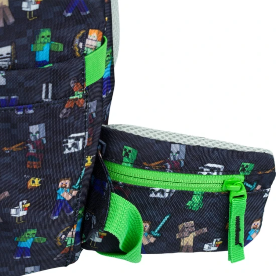 Baagl Légáteresztő Minecraft iskolai hátizsák A-34322