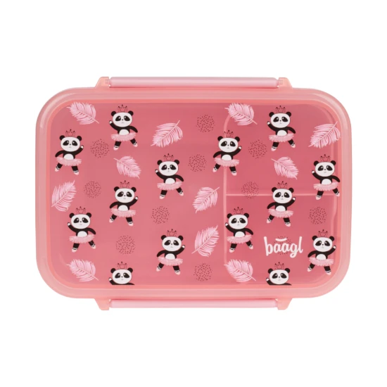 Baagl Panda rekeszes uzsonnásdoboz A-34477
