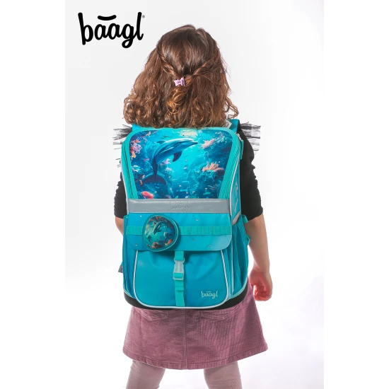 Iskolatáska Zippy Delfin BAAGL márkájú 