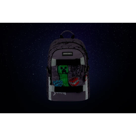 Baagl Skate Minecraft TNT iskolatáska A-35387