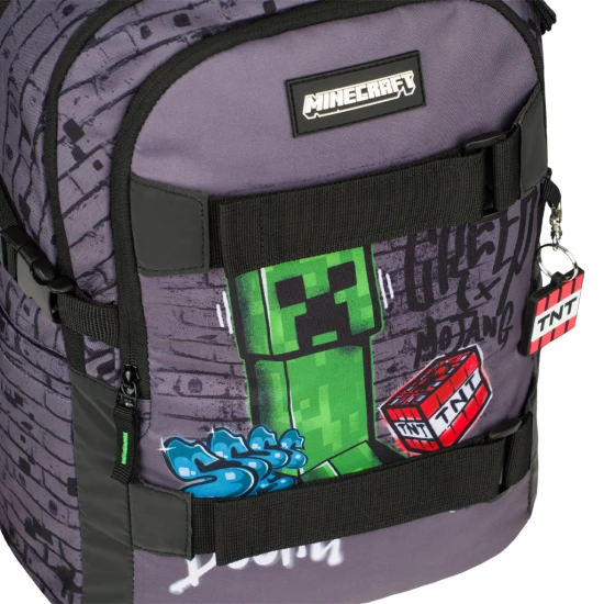 Baagl Skate Minecraft TNT iskolatáska A-35387