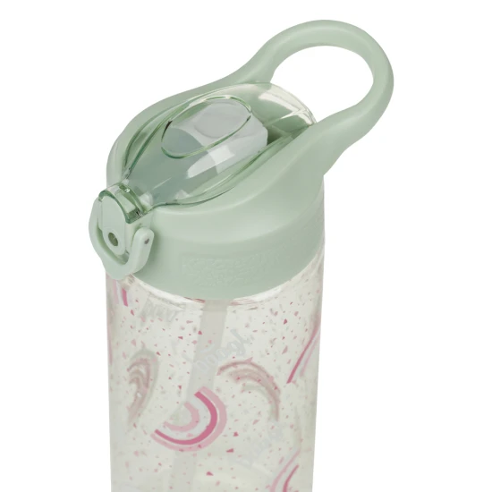 Baagl Tritán kulacs szívószállal, Szivárvány, 500 ml A-35410